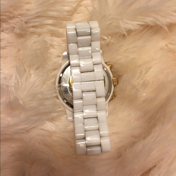 White Ceramic Michael Kors watch