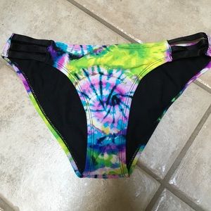 Tye dye bikini bottom