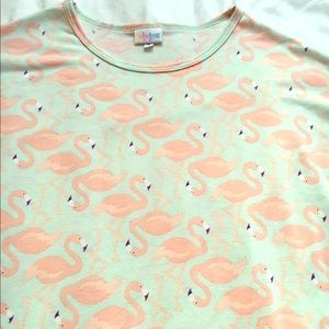 LuLaRoe FLAMINGO Irma! HTF unicorn