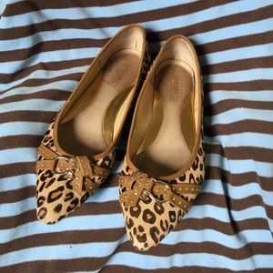 Sperry Leopard print flats