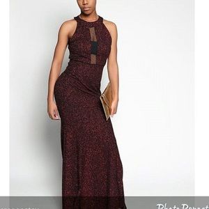 Classy burgundy dress