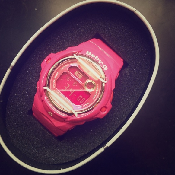Bright Pink Athletic Watch