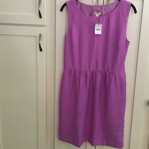 Purple J. Crew sleeveless dress