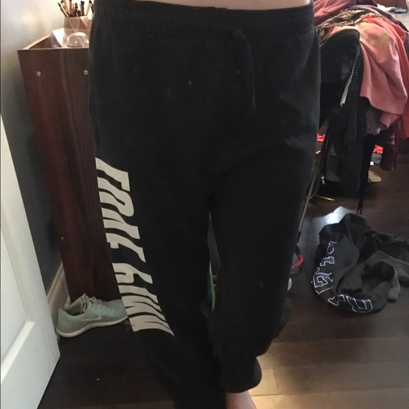 Pink sweatpants
