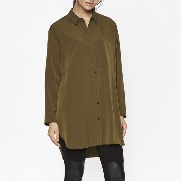 Long oversized button down shirt 🐢