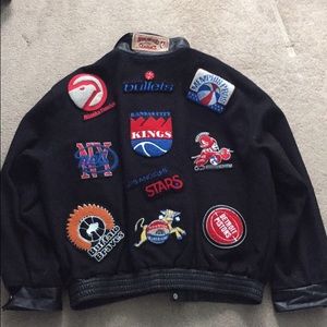 Jeff Hamilton "NBA Hardwood Logo" Jacket
