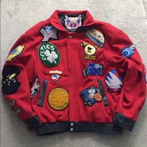 Jeff Hamilton "NBA Hardwood Logo" Jacket