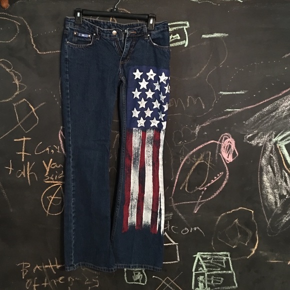 American flag American Flavour jeans size 5/6
