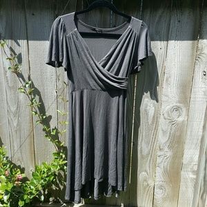 Grey High-Low dress