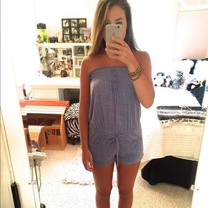 Casual periwinkle romper