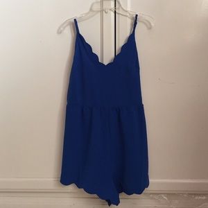 A blue romper worn once.