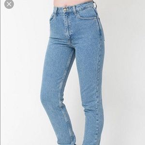 American Apparel High Waist jeans