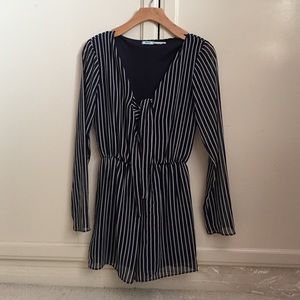 A cute striped  romper