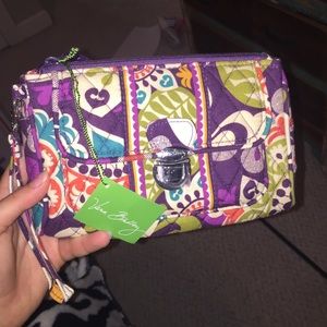 Vera Bradley Pushlock Wristlet