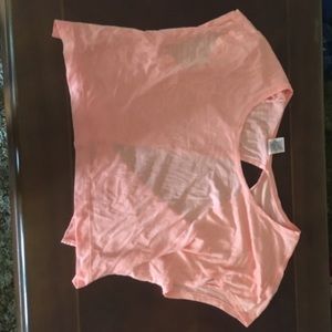 VS Pink small cutout crop top
