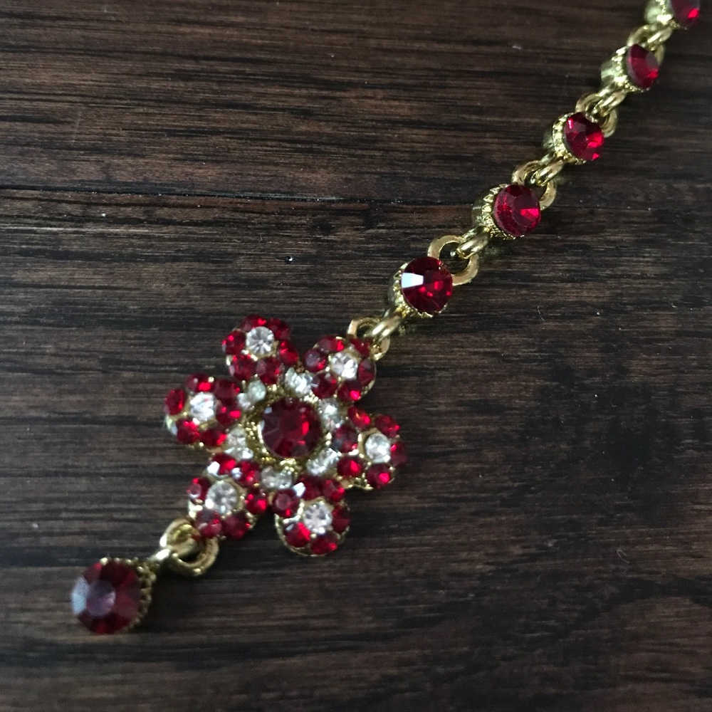 Ruby/Diamond Flower Jewel ✨