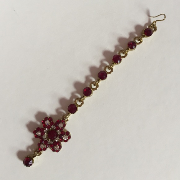 Ruby/Diamond Flower Jewel ✨ - Picture 2 of 4