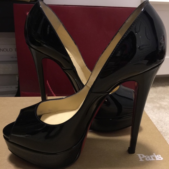 Christian Louboutin Shoes - Authentic Christian Louboutin Lady Peep 34.5
