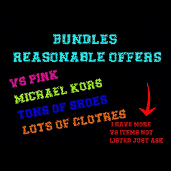 Let's bundle. Talk offers. Getting rid of it all.