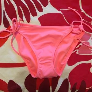 Coral bikini bottoms from Victoria's Secret