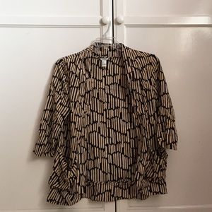 A printed blazer