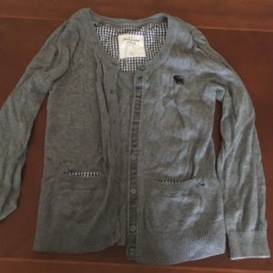 A&F cropped Cardigan