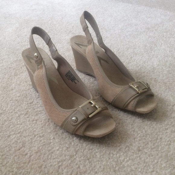 Brand New Anne Klein sling back, wedge sandals