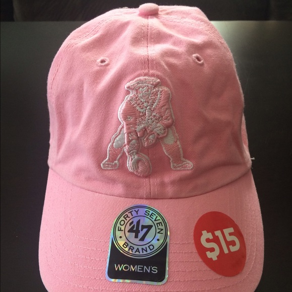Pink Patriots hat