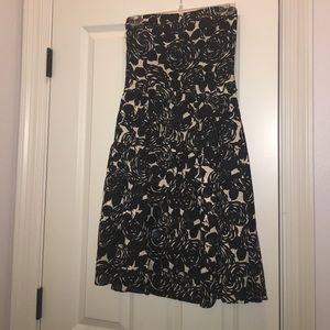 Strapless, ruffled Limited dress