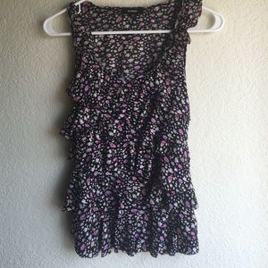 Ruffled floral tank from Express
