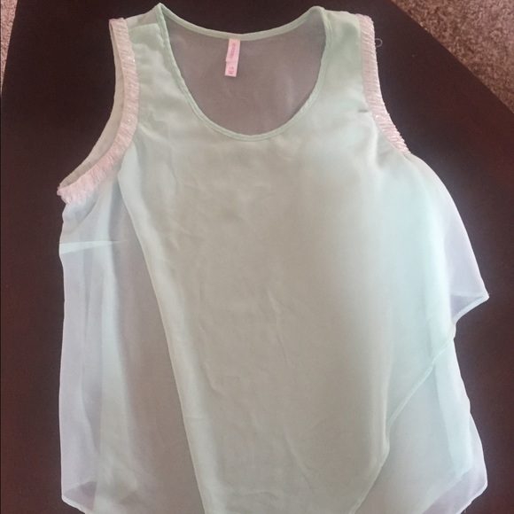 Turquoise tank