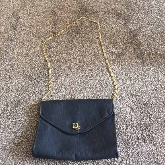 Dior Vintage Gold chain shoulder bag