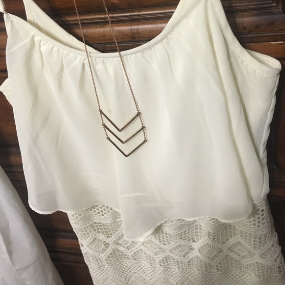 American Eagle Crocheted Dress