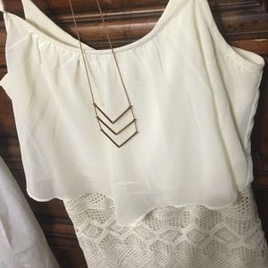 American Eagle Crocheted Dress