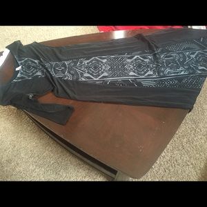 Long 3/4 sleeve maxi