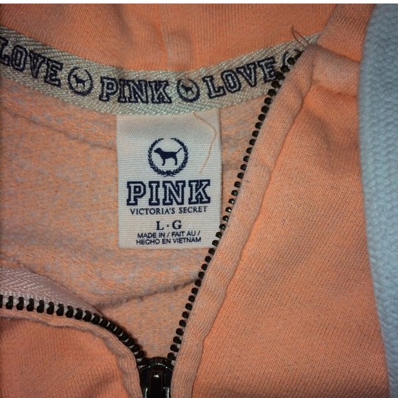 Pink vs orange sweatshirt