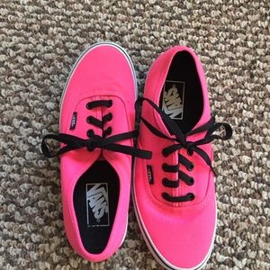 Worn one woman vans shoes