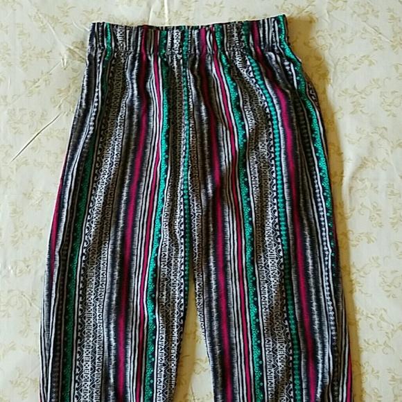 Boho print pants