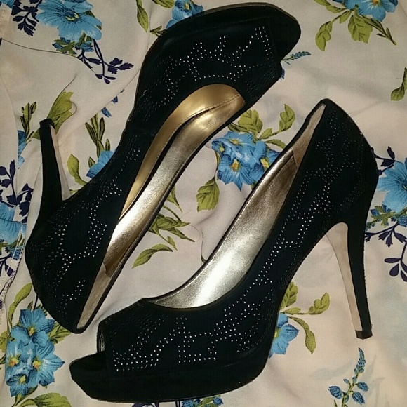 Antonio Melanie Angelina Black Heels