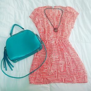 Red and white mini dress!! Beautiful 👠💄