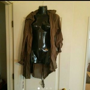 Womens olive jacket comes with FREE gift