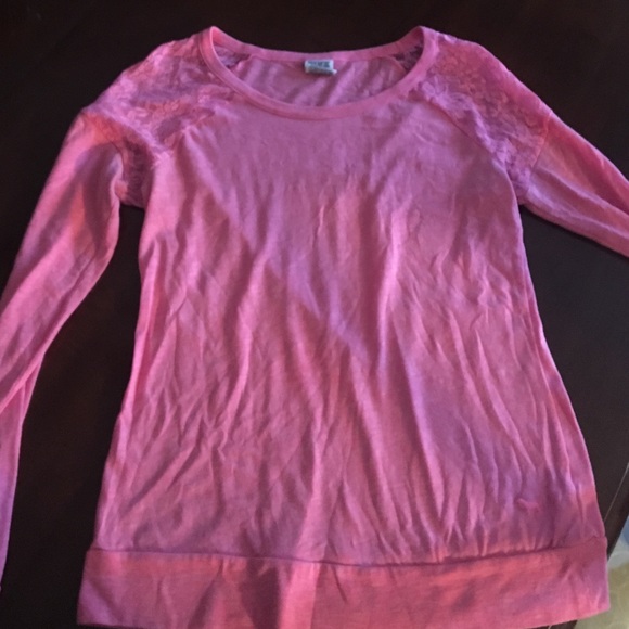 Pink Long Sleeve Victoria's Secret Tee
