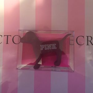 Vs pink mini dog