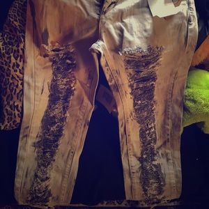 Ripped Hot Topic jeans