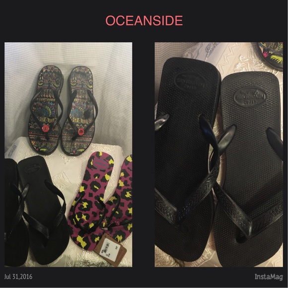 2 pair of Nwot havanaias and sacs flip flops❤️