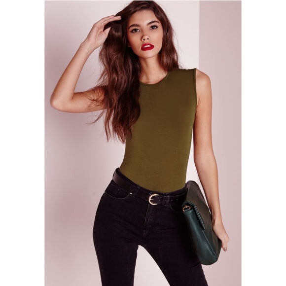 Bodysuit In Khaki.