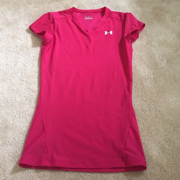 pink under armour shirt