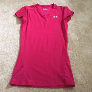 pink under armour shirt