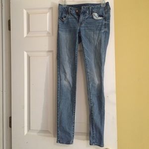 Light wash American Eagle jeans