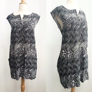 Urban Outfitters Ecoté Button Dress